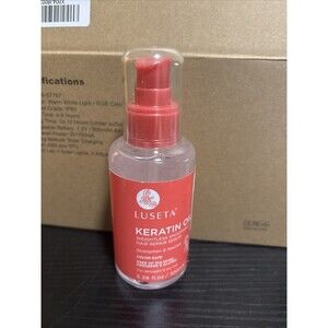 Luseta Keratin Oil Hair Repair Serum. 3.38 fl. oz. / 100 ml.